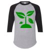 Unisex Three-Quarter Raglan Sleeve Baseball Jersey T-Shirt Thumbnail