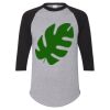 Unisex Three-Quarter Raglan Sleeve Baseball Jersey T-Shirt Thumbnail