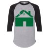 Unisex Three-Quarter Raglan Sleeve Baseball Jersey T-Shirt Thumbnail