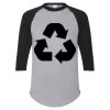 Unisex Three-Quarter Raglan Sleeve Baseball Jersey T-Shirt Thumbnail