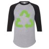 Unisex Three-Quarter Raglan Sleeve Baseball Jersey T-Shirt Thumbnail