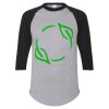 Unisex Three-Quarter Raglan Sleeve Baseball Jersey T-Shirt Thumbnail