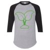 Unisex Three-Quarter Raglan Sleeve Baseball Jersey T-Shirt Thumbnail