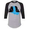 Unisex Three-Quarter Raglan Sleeve Baseball Jersey T-Shirt Thumbnail