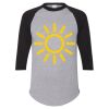Unisex Three-Quarter Raglan Sleeve Baseball Jersey T-Shirt Thumbnail