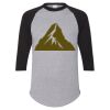 Unisex Three-Quarter Raglan Sleeve Baseball Jersey T-Shirt Thumbnail