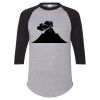 Unisex Three-Quarter Raglan Sleeve Baseball Jersey T-Shirt Thumbnail