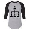 Unisex Three-Quarter Raglan Sleeve Baseball Jersey T-Shirt Thumbnail