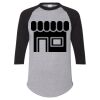 Unisex Three-Quarter Raglan Sleeve Baseball Jersey T-Shirt Thumbnail