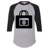 Unisex Three-Quarter Raglan Sleeve Baseball Jersey T-Shirt Thumbnail