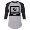 Unisex Three-Quarter Raglan Sleeve Baseball Jersey T-Shirt Thumbnail