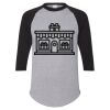 Unisex Three-Quarter Raglan Sleeve Baseball Jersey T-Shirt Thumbnail