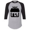 Unisex Three-Quarter Raglan Sleeve Baseball Jersey T-Shirt Thumbnail