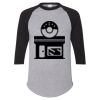 Unisex Three-Quarter Raglan Sleeve Baseball Jersey T-Shirt Thumbnail