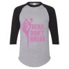 Unisex Three-Quarter Raglan Sleeve Baseball Jersey T-Shirt Thumbnail