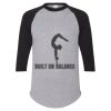 Unisex Three-Quarter Raglan Sleeve Baseball Jersey T-Shirt Thumbnail