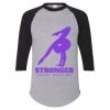 Unisex Three-Quarter Raglan Sleeve Baseball Jersey T-Shirt Thumbnail