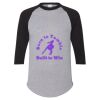 Unisex Three-Quarter Raglan Sleeve Baseball Jersey T-Shirt Thumbnail