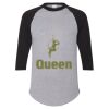 Unisex Three-Quarter Raglan Sleeve Baseball Jersey T-Shirt Thumbnail