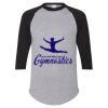 Unisex Three-Quarter Raglan Sleeve Baseball Jersey T-Shirt Thumbnail