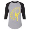 Unisex Three-Quarter Raglan Sleeve Baseball Jersey T-Shirt Thumbnail