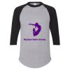 Unisex Three-Quarter Raglan Sleeve Baseball Jersey T-Shirt Thumbnail