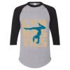 Unisex Three-Quarter Raglan Sleeve Baseball Jersey T-Shirt Thumbnail