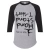 Unisex Three-Quarter Raglan Sleeve Baseball Jersey T-Shirt Thumbnail