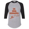 Unisex Three-Quarter Raglan Sleeve Baseball Jersey T-Shirt Thumbnail