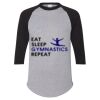 Unisex Three-Quarter Raglan Sleeve Baseball Jersey T-Shirt Thumbnail
