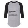 Unisex Three-Quarter Raglan Sleeve Baseball Jersey T-Shirt Thumbnail