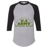 Unisex Three-Quarter Raglan Sleeve Baseball Jersey T-Shirt Thumbnail