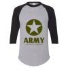 Unisex Three-Quarter Raglan Sleeve Baseball Jersey T-Shirt Thumbnail