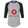 Unisex Three-Quarter Raglan Sleeve Baseball Jersey T-Shirt Thumbnail