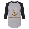 Unisex Three-Quarter Raglan Sleeve Baseball Jersey T-Shirt Thumbnail