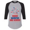 Unisex Three-Quarter Raglan Sleeve Baseball Jersey T-Shirt Thumbnail
