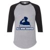 Unisex Three-Quarter Raglan Sleeve Baseball Jersey T-Shirt Thumbnail