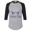 Unisex Three-Quarter Raglan Sleeve Baseball Jersey T-Shirt Thumbnail