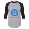Unisex Three-Quarter Raglan Sleeve Baseball Jersey T-Shirt Thumbnail