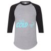 Unisex Three-Quarter Raglan Sleeve Baseball Jersey T-Shirt Thumbnail