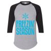 Unisex Three-Quarter Raglan Sleeve Baseball Jersey T-Shirt Thumbnail
