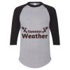 Unisex Three-Quarter Raglan Sleeve Baseball Jersey T-Shirt Thumbnail
