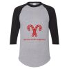 Unisex Three-Quarter Raglan Sleeve Baseball Jersey T-Shirt Thumbnail