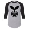 Unisex Three-Quarter Raglan Sleeve Baseball Jersey T-Shirt Thumbnail