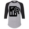 Unisex Three-Quarter Raglan Sleeve Baseball Jersey T-Shirt Thumbnail