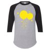 Unisex Three-Quarter Raglan Sleeve Baseball Jersey T-Shirt Thumbnail