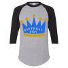 Unisex Three-Quarter Raglan Sleeve Baseball Jersey T-Shirt Thumbnail