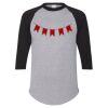 Unisex Three-Quarter Raglan Sleeve Baseball Jersey T-Shirt Thumbnail