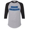 Unisex Three-Quarter Raglan Sleeve Baseball Jersey T-Shirt Thumbnail