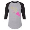 Unisex Three-Quarter Raglan Sleeve Baseball Jersey T-Shirt Thumbnail